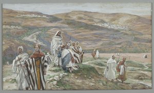 Il les envoya deux par deux, illustration de La Vie de Notre Seigneur Jésus-Christ, 1886-96