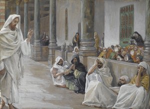 Celui qui est Dieu entend la parole de Dieu, illustration de La Vie de Notre Seigneur Jésus-Christ, 1886-94