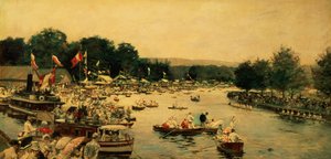 Régate de Henley, vers 1877