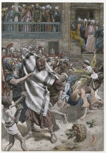 Jésus Devant Hérode, illustration de La Vie de Notre Seigneur Jésus-Christ, 1886-94
