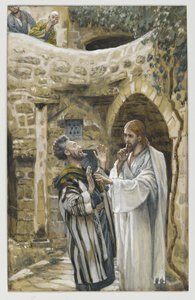 Jésus guérit un homme muet possédé, illustration de La vie de notre Seigneur Jésus-Christ - James Jacques Joseph Tissot
