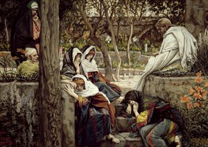 Jésus à Béthanie, illustration pour La Vie du Christ, c.1886-96
