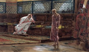 Jésus pour la Première Fois devant Pilate, illustration pour La Vie du Christ, vers 1886-94