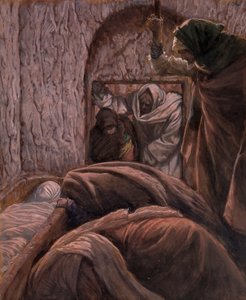 Jésus dans le tombeau, illustration pour La Vie du Christ
