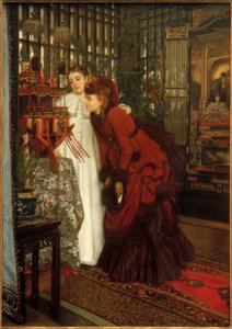 Jeunes femmes regardant - James Jacques Joseph Tissot