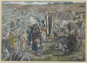 Au retour de Jérusalem, on remarque que Jésus est perdu, illustration de La vie de notre Seigneur Jésus-Christ