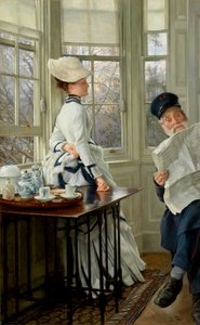 Lecture des nouvelles, 1874