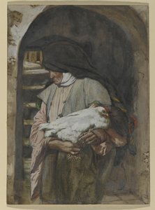 Sainte Anne, illustration de La Vie du Christ, c.1886-94