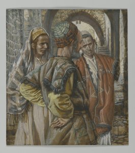 Simon de Cyrène et Ses Deux Fils Alexandre et Rufus, illustration de La Vie de Notre Seigneur Jésus-Christ, 1886-94