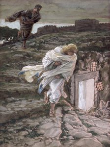 Saint Pierre et Saint Jean Courent au Tombeau, illustration pour La Vie du Christ, vers 1886-94