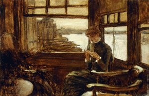 Étude pour le Fils prodigue dans la vie moderne : Le Départ