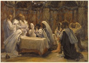 La communion des apôtres, illustration pour La vie du Christ