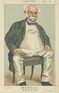 Le duc de Saldanha, Il aurait pu être roi, 2 septembre 1871, caricature de Vanity Fair (lithographie en couleur)