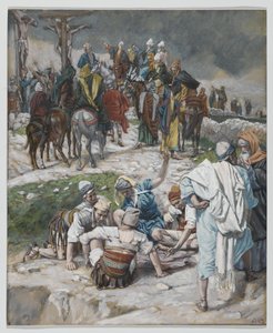 Les Vêtements Partagés par Tirage au Sort, illustration de La Vie de Notre Seigneur Jésus-Christ, 1886-94