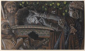 La tête de Saint Jean-Baptiste, illustration pour La vie du Christ
