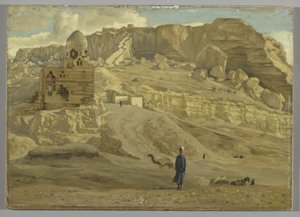 Le Mokattam depuis la citadelle du Caire, illustration de La vie de notre Seigneur Jésus-Christ - James Jacques Joseph Tissot