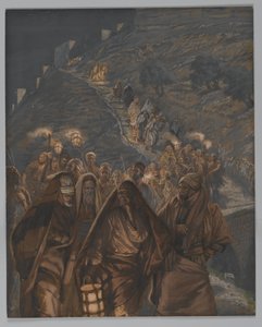 La procession de Judas, illustration de La Vie de Notre Seigneur Jésus-Christ, 1886-94