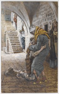 Le Retour du fils prodigue, illustration pour La Vie du Christ, c.1886-96