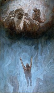 Le riche en enfer, illustration pour La vie du Christ