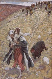 Le bouc émissaire, illustration pour La Vie du Christ, c.1886-94