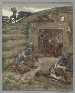 La Garde au Tombeau, illustration de La Vie de Notre Seigneur Jésus-Christ, 1886-94