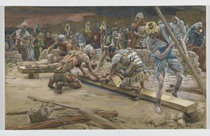 Le Clou pour les Pieds, illustration de La Vie de Notre Seigneur Jésus-Christ, 1886-94