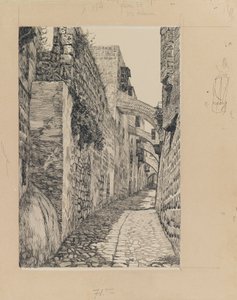 Via Dolorosa, Jérusalem (illustration de La Vie de Notre Seigneur Jésus-Christ)