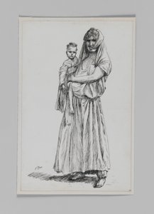 Femme de Geba, Samarie, illustration de La Vie de Notre Seigneur Jésus-Christ
