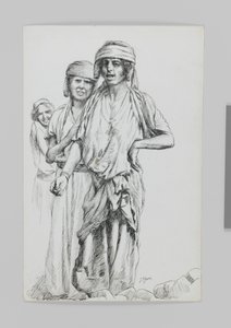 Femmes de Geba, Samarie, illustration de La Vie de Notre Seigneur Jésus-Christ - James Jacques Joseph Tissot
