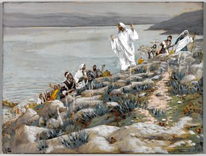 Vous me cherchez non parce que vous avez vu les miracles mais parce que vous avez mangé des pains, illustration pour La vie du Christ