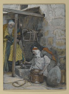 Zacharie et Élisabeth, illustration pour La Vie du Christ