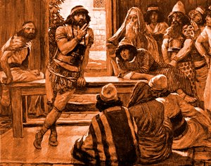 Samson propose une énigme - Bible - James Jacques Joseph after Tissot