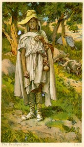 Le fils prodigue - Bible - James Jacques Joseph after Tissot
