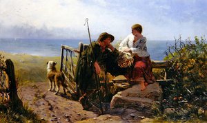 Le lieu de rendez-vous - James John Hill