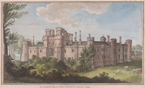 Château de Herstmonceux, East Sussex : Vue sud-est