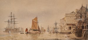 Coucher de soleil sur la rivière Medway