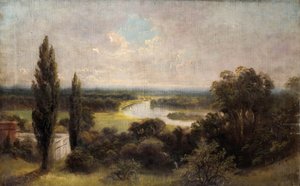 Vue sur les champs de Ham depuis le sommet de Richmond Hill