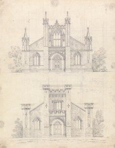 Dessin préparatoire pour les Designs 12 et 13, Planche 10 d