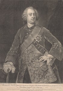 Prince Charles, 2e duc de Richmond, Lenox et Aubigny - James McArdell