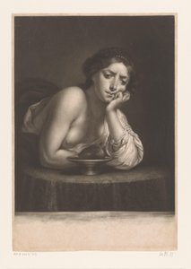 Sigismunda avec le cœur de Guiscardo