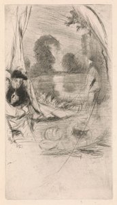 [76] Impressions de plaques annulées par Whistler - le modèle se reposant. - James Abbott McNeill Whistler