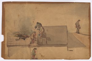 Un Incendie à Pomfret - James Abbott McNeill Whistler