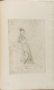 Une dame à une fenêtre