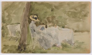 Petit déjeuner dans le jardin