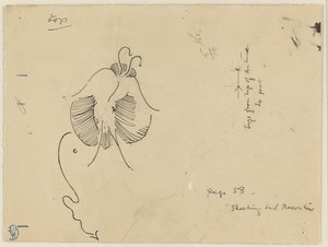 Papillon (recto) ; Fragment de papillon (verso) - James McNeill Whistler