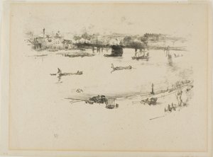 Pont ferroviaire de Charing Cross - James Abbott McNeill Whistler