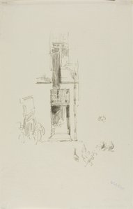 Coqs et poules, Hôtel Colbert - James Abbott McNeill Whistler