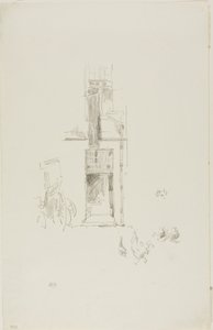 Coqs et poules, Hôtel Colbert - James Abbott McNeill Whistler