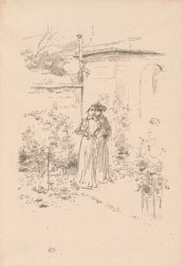 Confidences dans le jardin - James Abbott McNeill Whistler