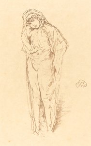 Figure drapée, debout